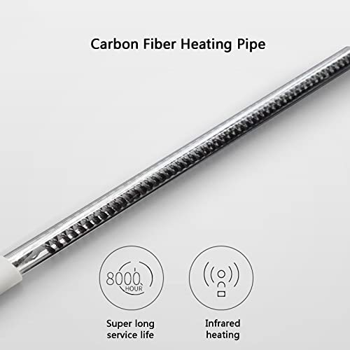 Exception 1880W Patio Heater, 1 Second Fast Heat Waterproof Space Heater, Outdoor Electric Heater, Garden Heating Lamp, With Adjustable Bracket #TOP5