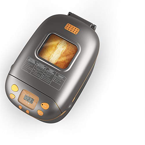 Imetec La Panetteria +Zeroglu, Gerät für Brot, Ciabattas, Brötchen und Kuchen mit natürlichen und glutenfreien Mehlsorten, 20 Programme, 2 Rührschaufeln, kontrollierte Aufgehtemperatur, Rezeptheft – Bild 5