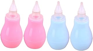 Toyvian 4 Peças Limpador De Nariz De Bebê Aspirador De Nariz Para Bebês Produtos Para Bebês Para Recém-Nascidos Crianças Sucção Nasal Máquina De Sucção Nasal Limpador Nasal De Bebê Sucção