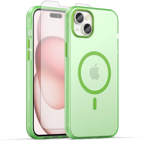 Coque iPhone 14 Plus protégeant des chutes avec verre et Magsafe