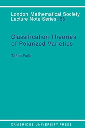 Classification Theory of Polarized Varieties book cover