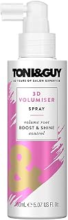 Toni & Guy 3D Volumiser Hair Spray for Unisex, 5.07 Ounce