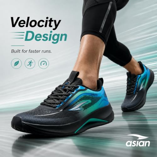 Image of ASIAN Quantum-13 Men's Lightweight Running Shoes | Breathable Sports Sneakers with Advanced Cushioning for Running, Training Athletic Sports Shoes for Daily Use