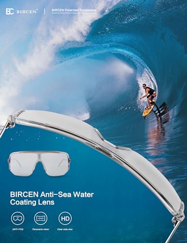 Image of BIRCEN Sport Polarized Sunglasses for Men - Women:UV Protection Shades for Fishing Driving Cycling Running
