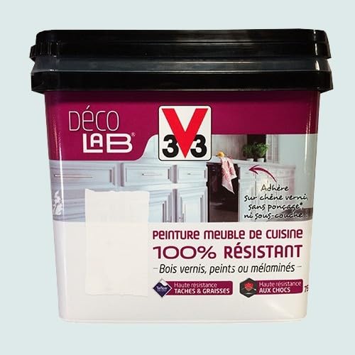 V33 Déco LAB Peinture Meuble de cuisine 100% Résistant Galet 0,75 L