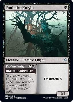 Magic The Gathering - Foulmire Knight - Foil - Throne of Eldraine
