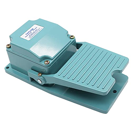 Twtade Heavy Duty Control Nonslip Foot Switch Momentary Ac 380V 15A Spdt No Nc Industrial Aluminum Foot Pedal Switch Tfs-402 #TOP1
