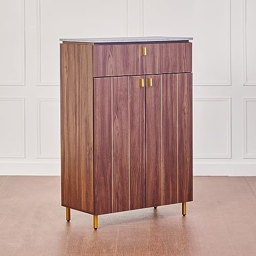 Image of Home Centre Roger 15 Pair Shoe Rack - Brown