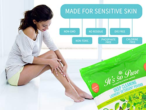 It’s So Pure Eco Friendly Washing Detergent – Skin Friendly Scented Laundry Soda To Remove Stubborn Stains – Best Fragrance He Washing Powder (Romantic Breeze, 100 Loads) #TOP3