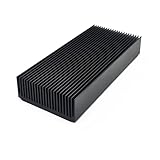 Awxlumv 150mm Aluminum Large Heatsink 5.91''x2.72''x1.06'' inch/150x69x27mm Heat Sink Cooling Oxidized Radiator Plate 22 Fin for Computer Electronics LED PCB Power Charger Amplifier