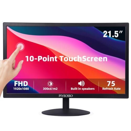 Image of Touchscreen Monitor 21.5 Inch 75Hz FHD 1080p HDMI VGA Type-B Touch Display