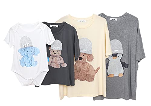 ジュタオピン 親子ペアルック 赤ちゃん おそろい 親子 親子お揃いtシャツ 服ペアルック 親子服 tシャツ コーデ ベビー服 男の子 親子コーデ ブランド 夏服 親子お揃い服 ペア 親子ペア プレゼント 新生児 夏 パパ 服 カップル baby dress