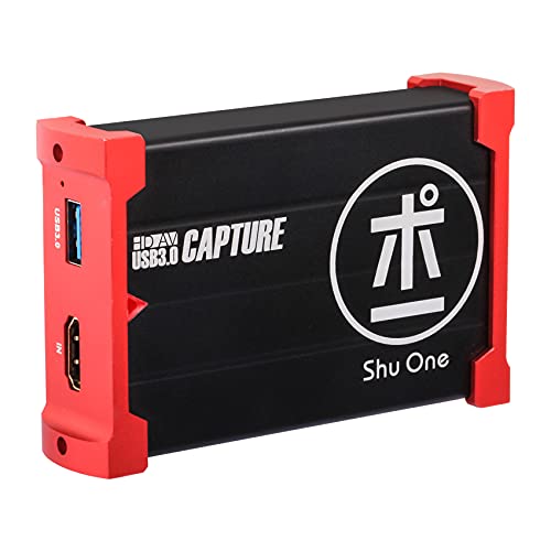 ShuOne USB3.0 Video Capture Card 4K, UItra-Low Latency 1080p 60 Game Capture Card,HDMI Zero-Lag Passthrough Work with DSLR Xbox PS4 Switch for OBS