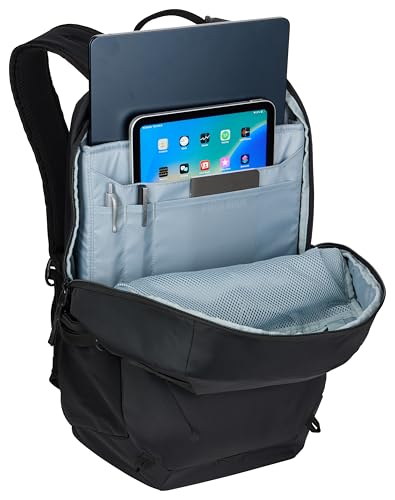 Image of Thule EnRoute 21L Backpack, Fits 16 inch Laptop and Tablet, Internal mesh Zipper Pockets, Side Bottle Pocket, Quick Access Side Zipper