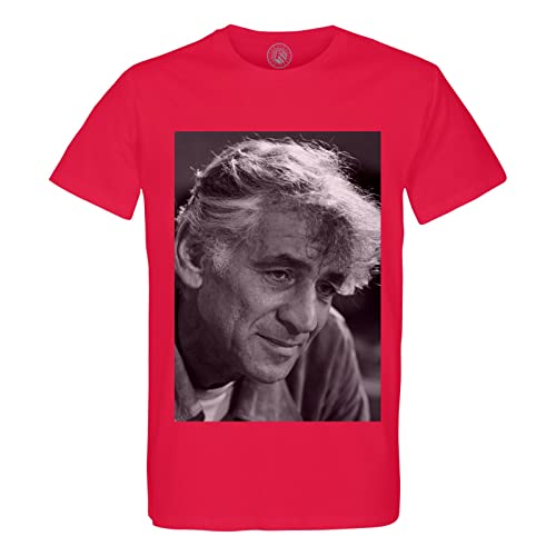 Photo de Fabulous T-Shirt Homme Col Rond Coton Bio Leonard Bernstein Compositeur Chef d'Orchestre Portrait