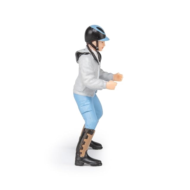 Foto 8 de 8 de Papo -Figuras pintadas a mano -Caballos y potros -Jinete joven-52008-Coleccionable -Para Niños y Niñas de 3…
