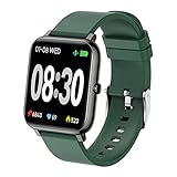 MicLee Smartwatch Fitness Tracker mit Blutdruckmessung Fitness Armbanduhr mit Pulsuhr Schlafmonitor IP67 Wasserdicht Sportuhr Schrittzähler für Android und iOS Smart Watch für Damen Herren
