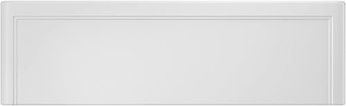 Miniatura 6 de Winpro Lavabo de cocina con delantal frontal de granja, 33 x 18 x 10 pulgadas, fregadero de cocina liso con drenaje central en color blanco