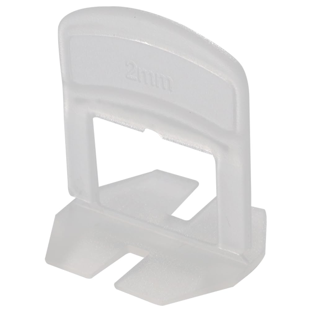 Tile Rite LST881 Levelling Tile Spacers Standard Height for Tiles up to 12mm Thick, 2mm, Pack of 250 Pcs