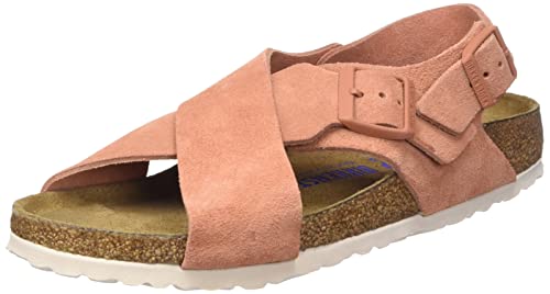 Birkenstock Tulum Weichfußbett, rot(schwarzlack), Gr. 39