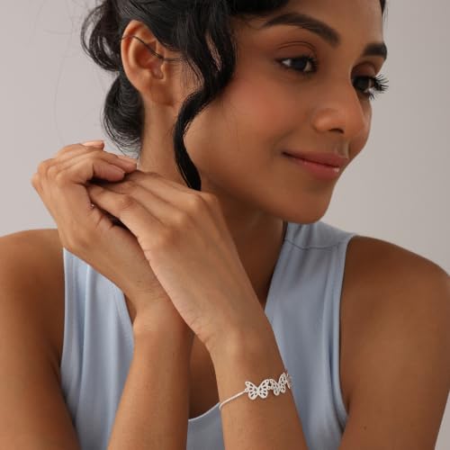Image of TRUESILVER ACPL 925 Sterling Silver BIS Hallmarked Adjustable Sliding Bolo Bracelet for Women and Girls