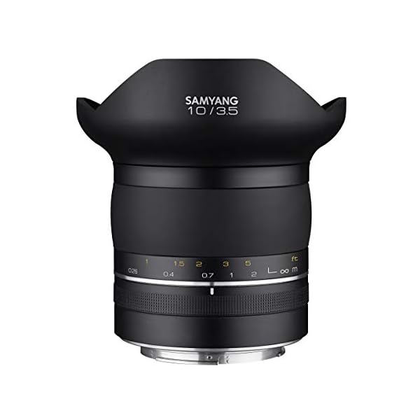 Samyang XP 10mm F3.5 Canon EF - manuelles Ultraweitwinkel Objektiv, 10 mm Festbrennweite für Canon Vollformat & APS-C…