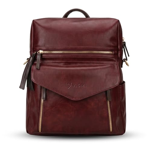 Image of VISMIINTREND Backpack for Women | Stylish Vegan Leather Backpack Bags for Women | College Bag for Girls | Office, Travel & Daily Use