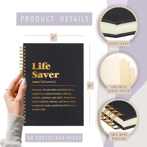 Cahier à spirales avec définition de sauvetage vizuzi bloc-notes format A5 - 3