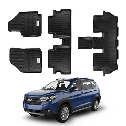 Image of Car Floor Mat for XL6 | Custom Fit, Heavy Duty & Anti-Slip 3D TPE Floor Mat | Easy to Clean, All Weather Resistant, Waterproof & Dustproof Car Foot Mat for XL6