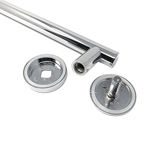 Preferred Bath Accessories Pc3024Gm Manor Collection Glass Mounted Towel Bar, 24-Inch, Polished Chrome #TOP1