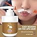 Facial Hair Removal Cream - Coconut Oil Based Gentle Body Hair Remover Cream for Women, Painless and Non-Sticky, Sensitive Skin Safe With Aloe and Peach