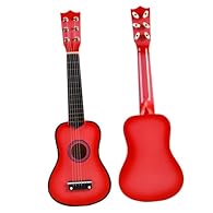 Sturdy material: crafted from wood, this guitar offers durability and enhanced sound quality, instruments,guitar Present: a creative and fun musical that inspires to explore music and develop their talents from an early age, guitar,mini guitar Great ...