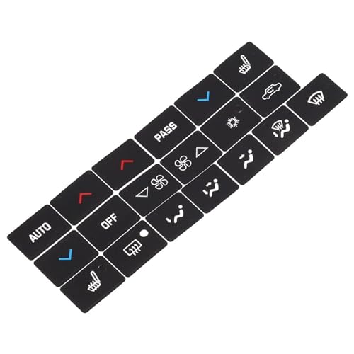 Sticker bouton climatisation Buick Lacrosse 2005-2009 pour masquer l'usure - 3