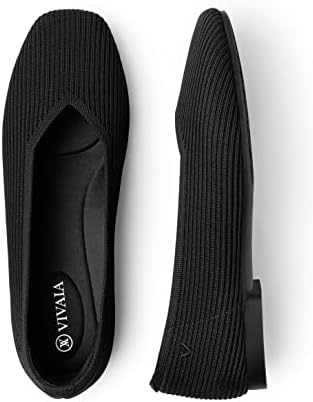 VIVAIA Margot 2.0 Women's Casual Flats Slip on Washable Ballet Flats Shoes Comfortable Square-Toe Style