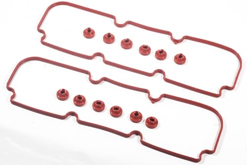 Image of VS50080R for Chevy Oldsmobile 3.8 Valve Cover Gasket Chevrolet Buick Pontiac 25530329 25535264 1988 1989 1990 1991 1992 1993 1994 1995 1996 1997 1998 1999 2000 2001 2002 2003 2004 2005 2006-2009 3.8L