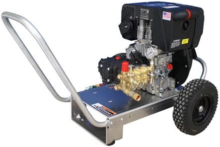 Cam Spray 3000DX Cart Mount Diesel Powered Cold Water Pressure Washer, 3000 psi, 50' Hose