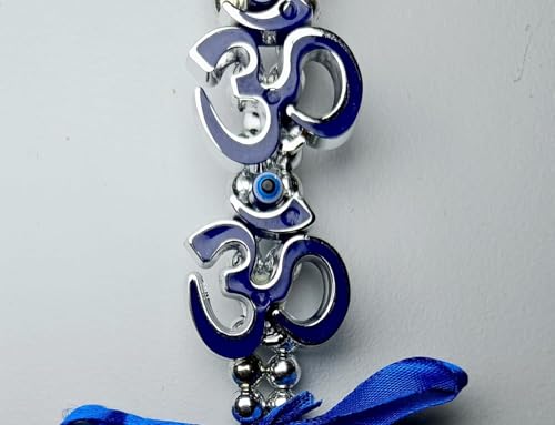 Image of Banshika Evil Eye Hanging for Home, Evil Eye for Home Decor, Wall Hanging Decorative Items, Positive Energy (Om)