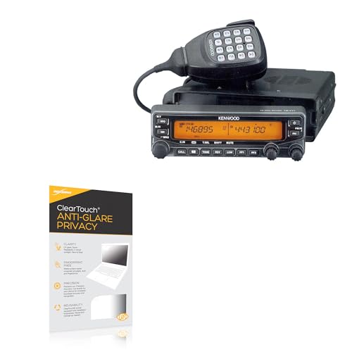 BoxWave Screen Protector Compatible with Kenwood TM-V71A - ClearTouch Anti-Glare Privacy (2-Pack), Privacy Screen Protector Flexible Film Anti-Glare