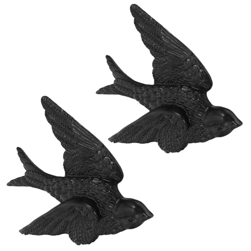 Décoration murale hirondelle vintage en résine pour créer une ambiance cosy dans votre chambre