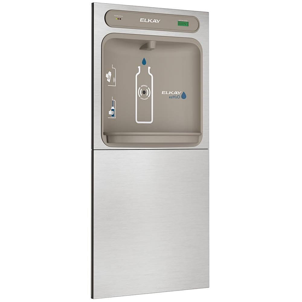 Elkay EZH2O In-Wall Bottle Filling Station, Filtered Non-Refrigerated Stainless