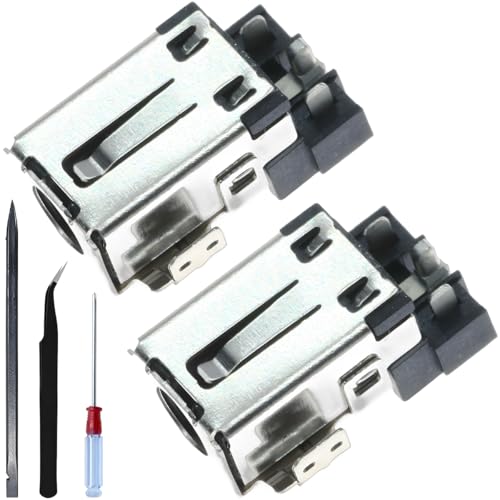 Image of ZHUROUPU 2PCS DC Power Jack Charging Port Replacement for Acer Aspire 3 A315-23 A315-55 A315-22, Laptop DC In Jack Socket Charging Port Plug Connector on Motherboard with Repair Tools