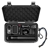 LEKUFEE Wasserdichter Aufbewahrungsbox für DJI Osmo Nano, Standard Combo und Zubehör – Schwarz (Nur Tasche & Koffer)
