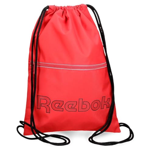 Reebok Adisson Mochila Saco Con Cremallera Rojo 35x44 cms Poliéster 15,4L