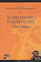 CHOIX RATIONNEL 2753508194 Book Cover