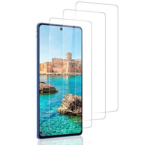 SNUNGPHIR 3 Piezas Protector de Pantalla para Samsung Galaxy S10 Lite/Note 10 Lite, [Sin Burbujas] [Anti-Arañazos] [Alta Definicion] Cristal Templado Premium para Samsung Galaxy S10 Lite/Note 10 Lite