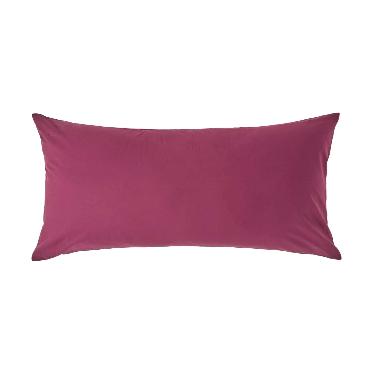 Homescapes (Euro - 40 X 80 Cm, Plum) Egyptian Cotton Pillow Case 200 Tc Equivalent 400 Thread Count Purple