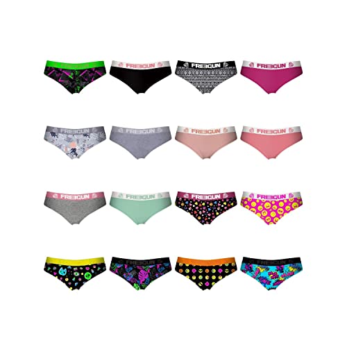 FREEGUN Pack Surprise Culotte Femme Microfibre, Lot de 3 Culottes, Modèle Aléatoirement Choisi,...