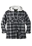 Boulder Creek Men's Big & Tall Removable Hood Shirt Jacket