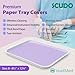1000 PCs Dental Grade Scudo Premium Paper Tray Covers Size B (8.5x12.25) by VASTMED | Disposable Lavendar Tray Covers for Dental Tray, Sterile Tattoo Tray, Surgery Tray