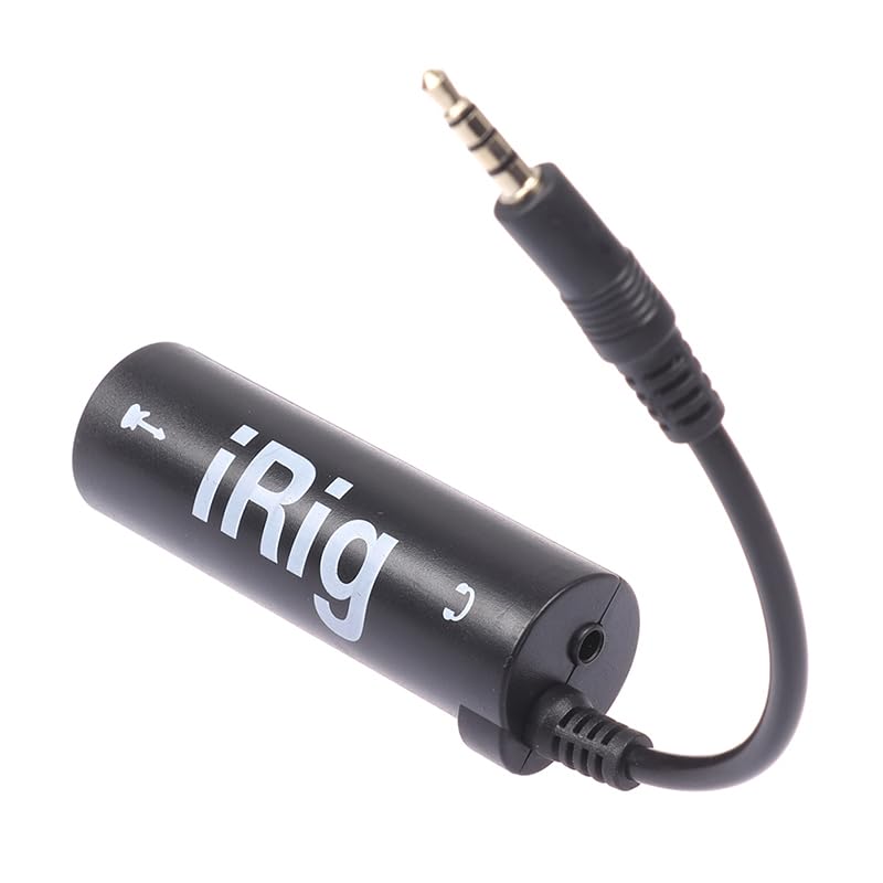 Adaptador de Interface de Áudio para iOS e Android, IRig Preto, P...